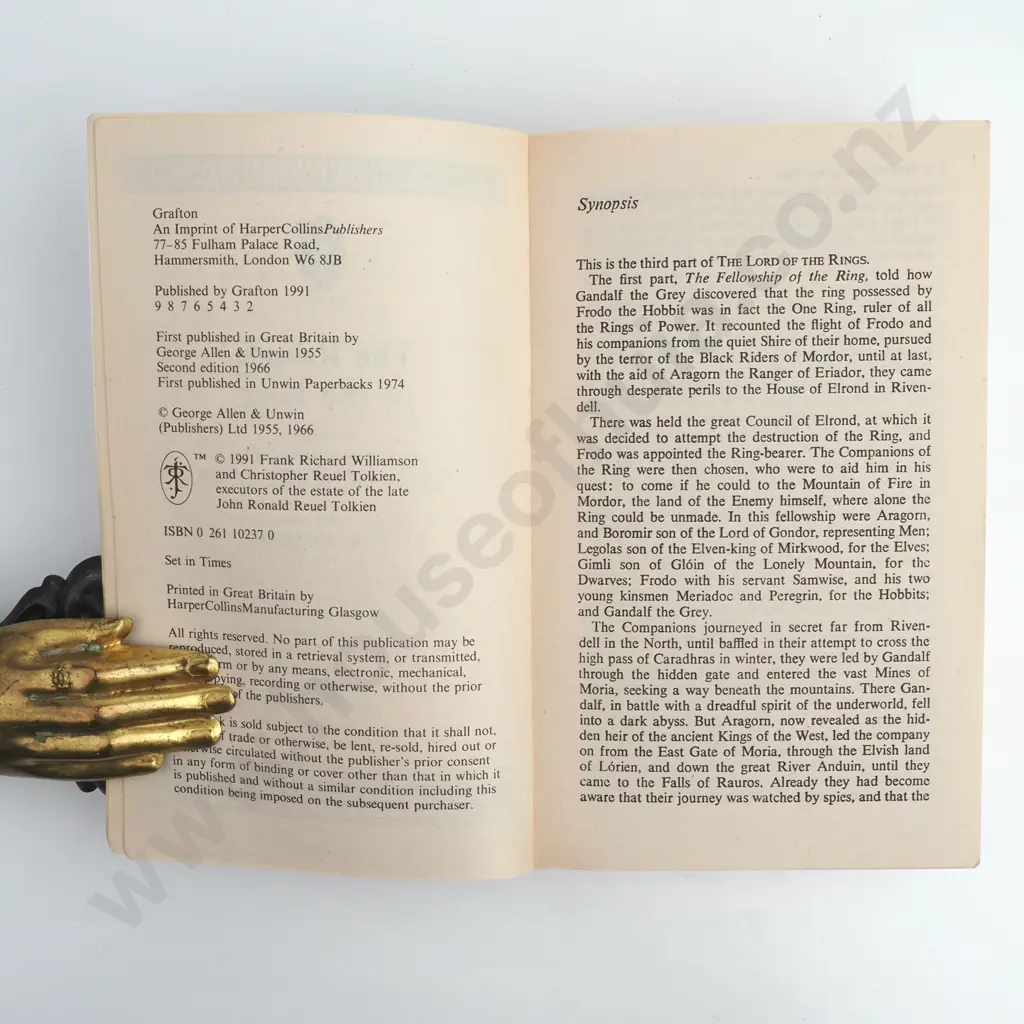J.R.R Tolkien - The Lord Of The Rings Triliogy' Grafton, Paperback (1991) Image 1++