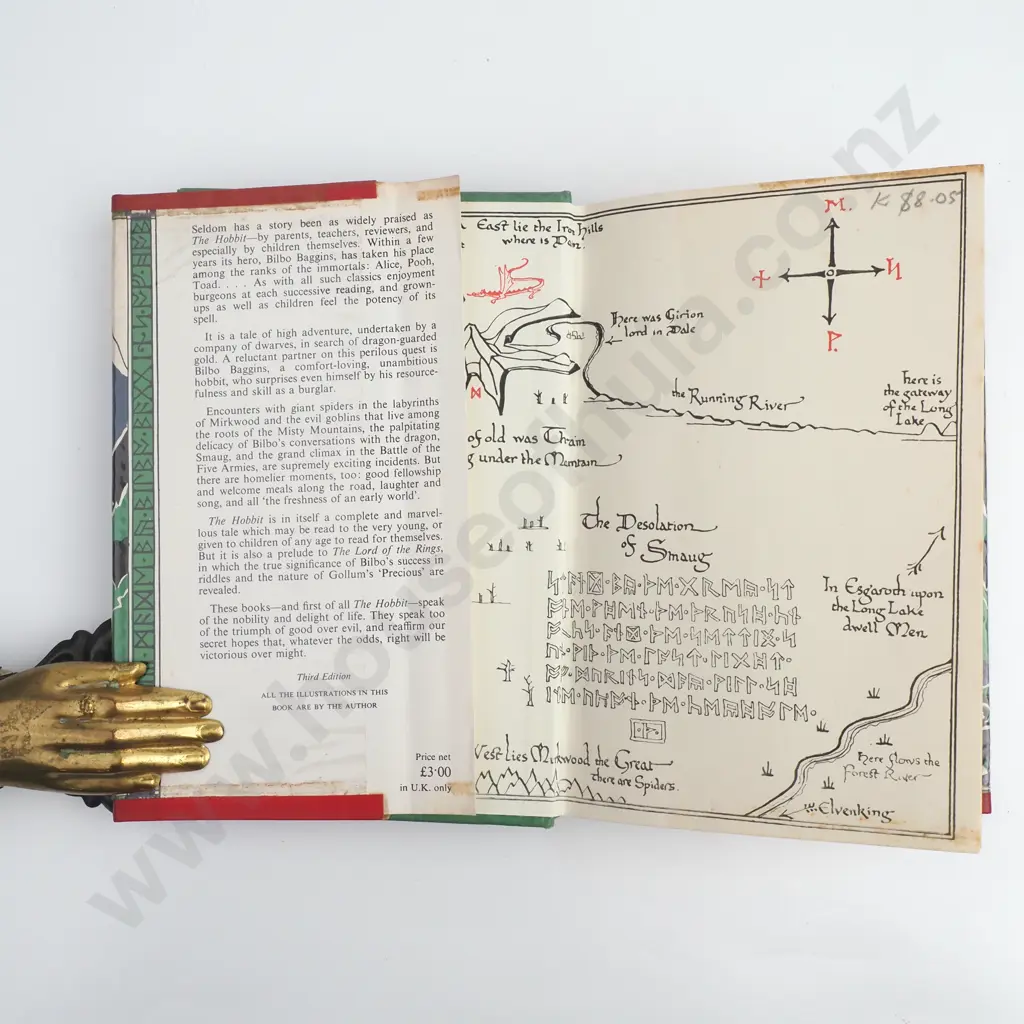JRR Tolkien - 'The Hobbit' Third Edition, Tenth Impression, George Allen & Unwin (1975) Image 1++