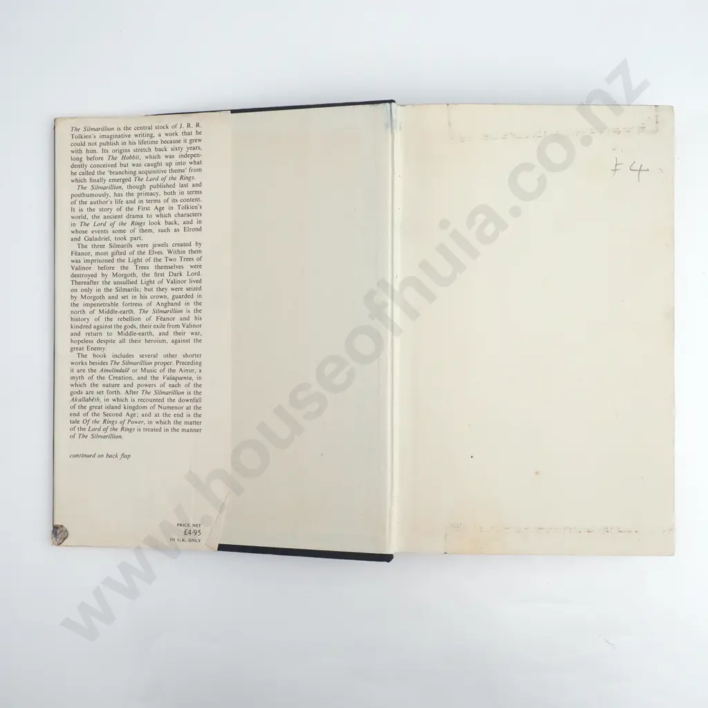 J.R.R Tolkien - 'The Silmarillion' George Allen & Unwin, First Edition (1977) Image 1++
