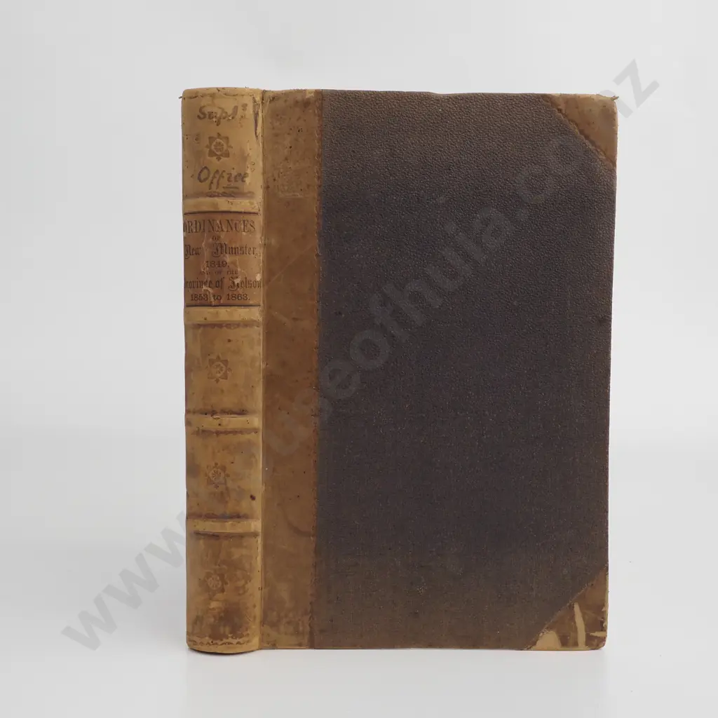 'The Ordinaces of New Munster, A.D. 1849 and the Province of Nelson' - Relating to the Constitution of New Zealand Image 1++