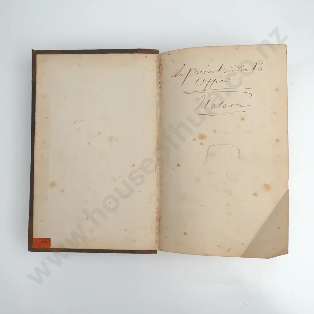'The Ordinaces of New Munster, A.D. 1849 and the Province of Nelson' - Relating to the Constitution of New Zealand Image 1++