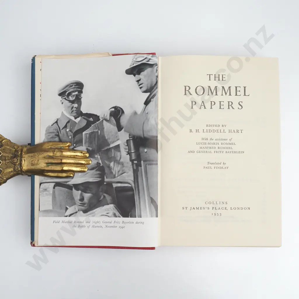 'The Rommel Papers' - Edited by B.H. Liddell Hart, 1st Edition 1953 Image 1++