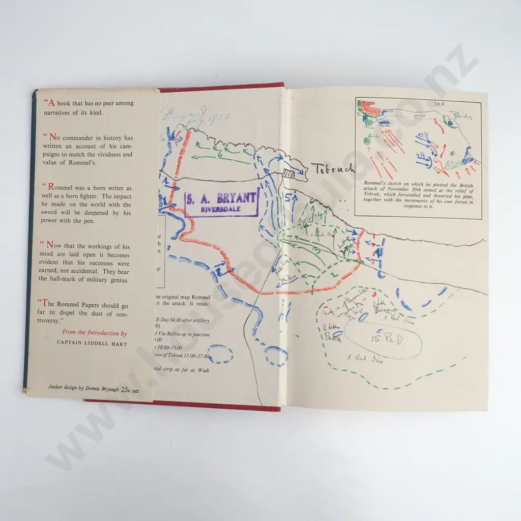 'The Rommel Papers' - Edited by B.H. Liddell Hart, 1st Edition 1953 Image 1++