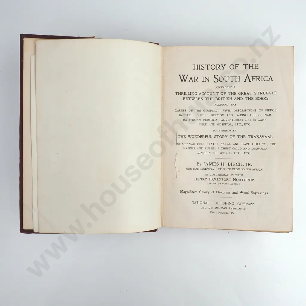 James  H. Birch -"War in South Africa Between the British and Boers' Image 1++