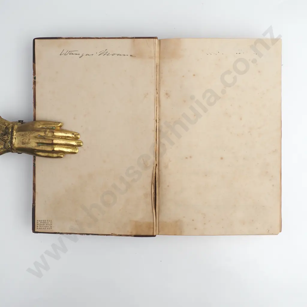 Acts of the Province of Wellington, Published Wellington Provincial Council, 1865. Image 1++