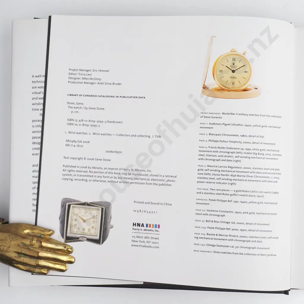 Gene Stone - 'The Watch' - H.N. Abrams - 2006 Image 1++
