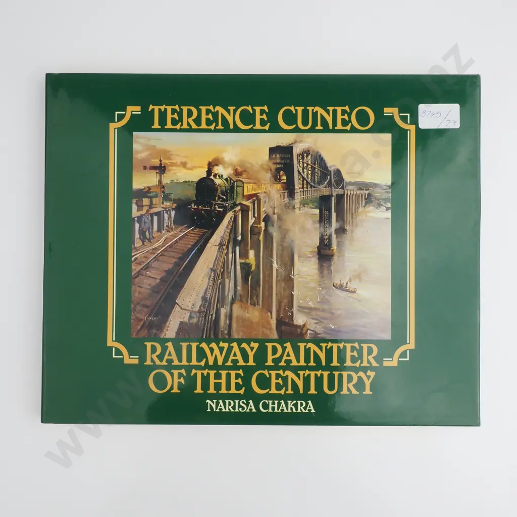 Chakra, Narisa -Terence Cuneo, Railway Painter of the Century, Signed Copy, 1st Edition 1990 Image 1++