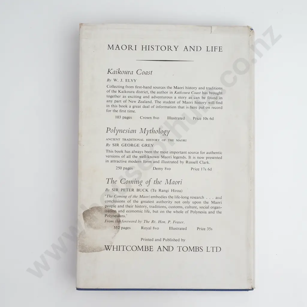 W.J.Elvy - Kei Puta te Wairau ( A History of Marlborough in Maori Times ) Image 1++