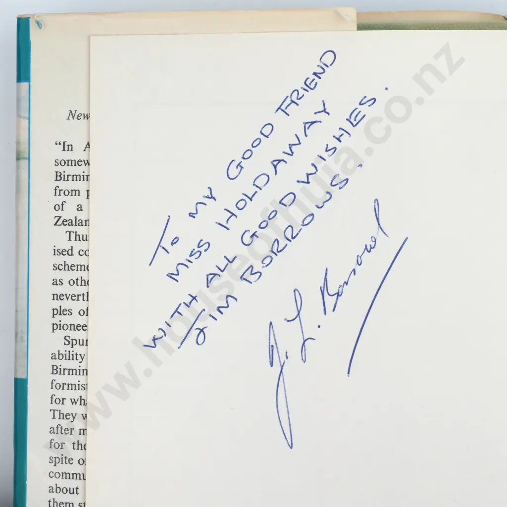 J.L. Borrows - 'Albertland' New Zealand's Last Organised Settlement, signed Image 1++