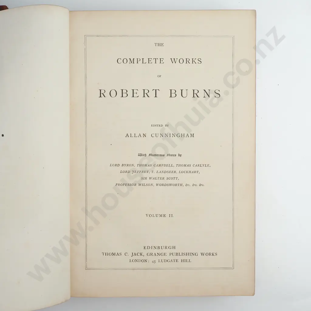Books- Two Volumes Of The Complete Works Of Robert Burns (No Spines) & Pall Mall Magazine Vol 6 Image 1++