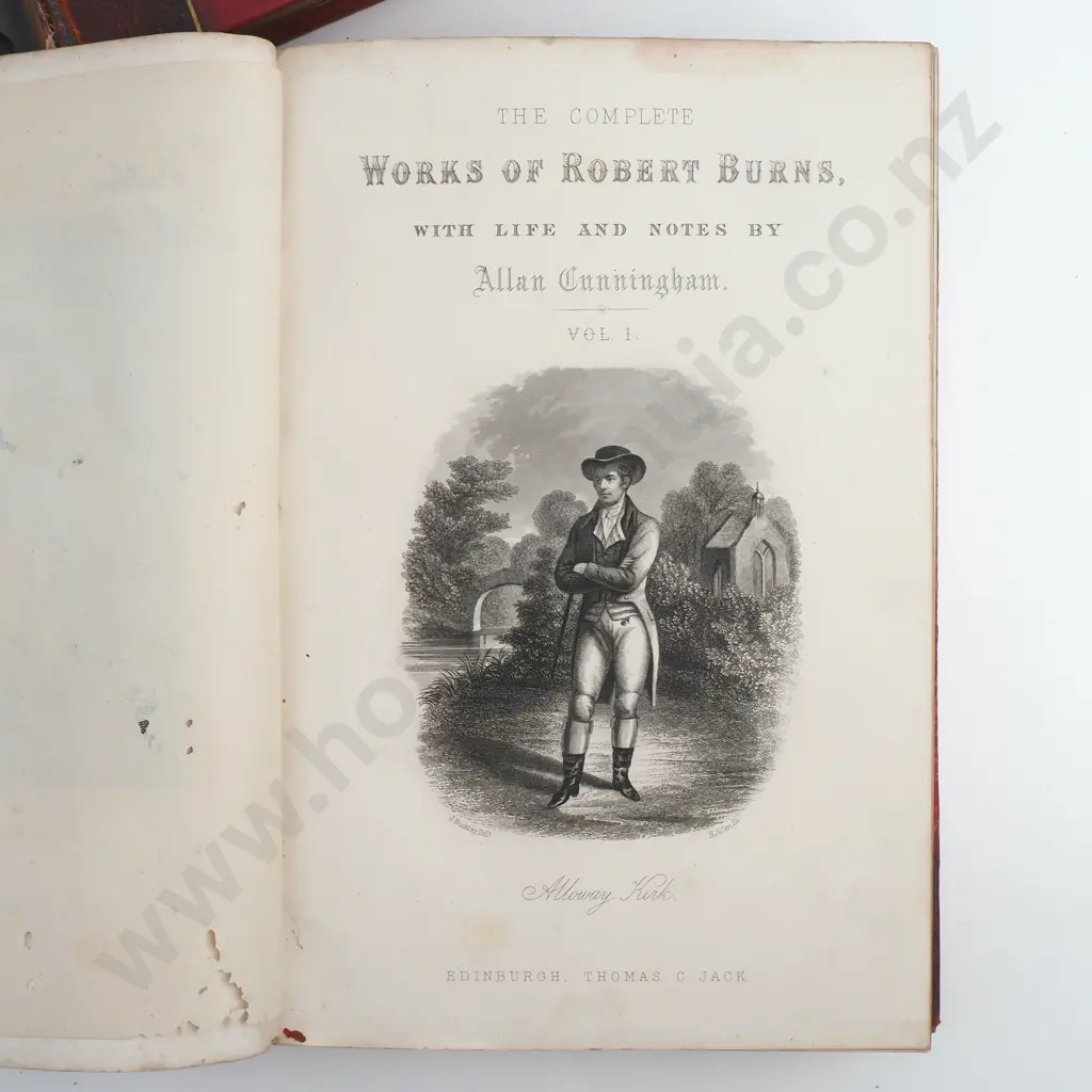 Books- Two Volumes Of The Complete Works Of Robert Burns (No Spines) & Pall Mall Magazine Vol 6 Image 1++