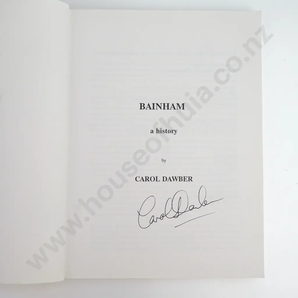 Dawber, Carol; Bainham, a history Image 1++