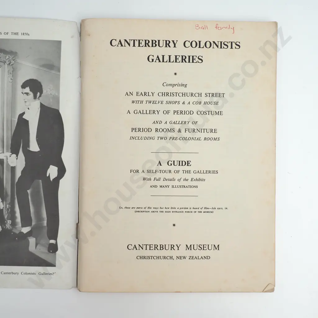 Canterbury Colonists Galleries, Canterbury Museum Image 1++