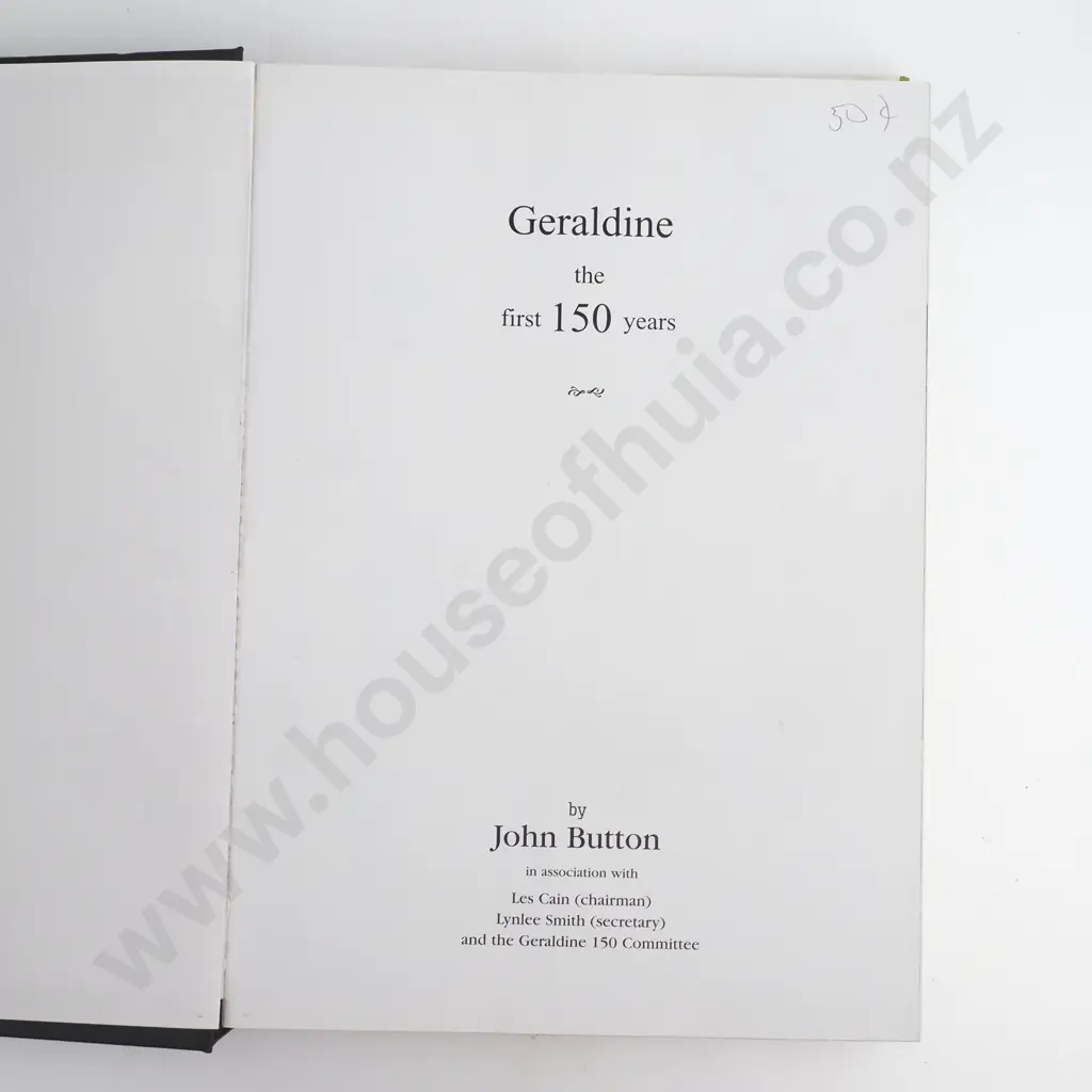 Button, John; Geraldine - the First 150 Years Image 1++