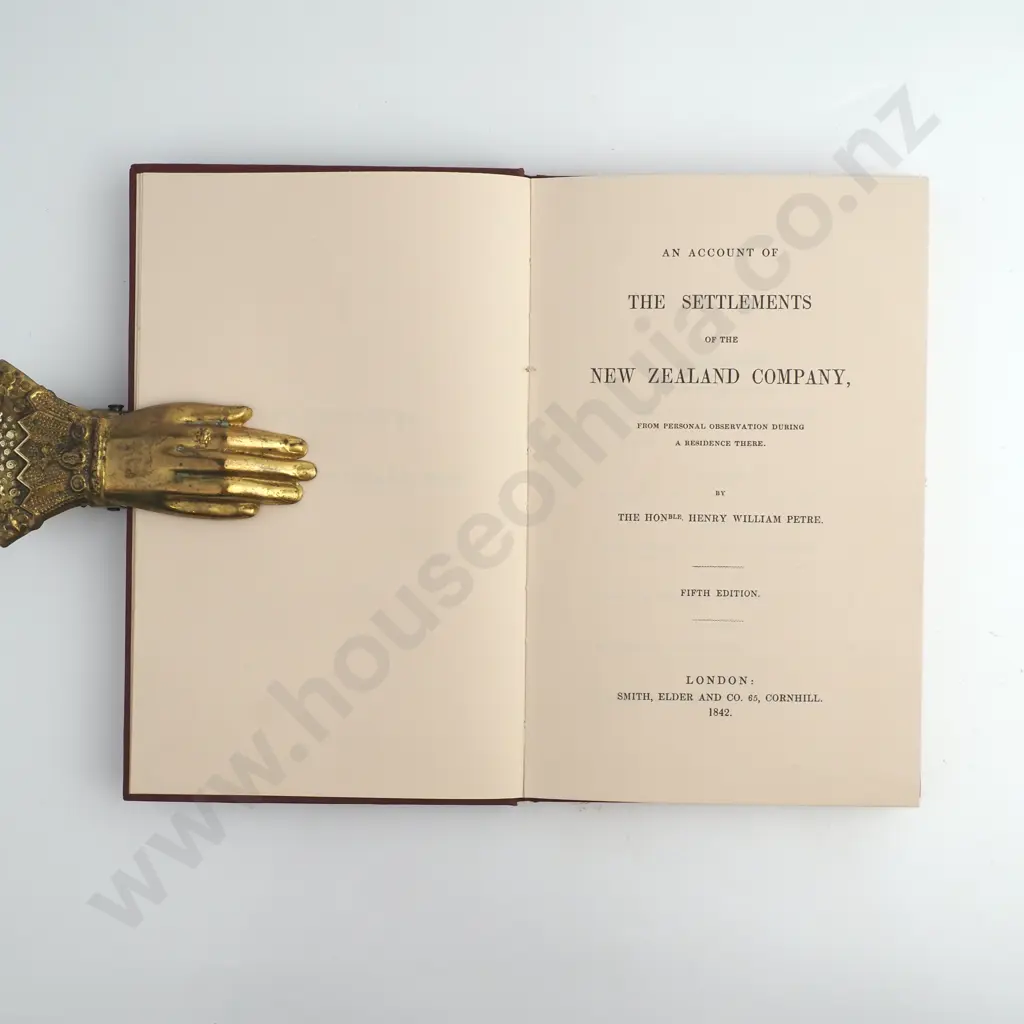 Henry William Petre - 'The Settlements of the New Zealand Company'. Image 1++