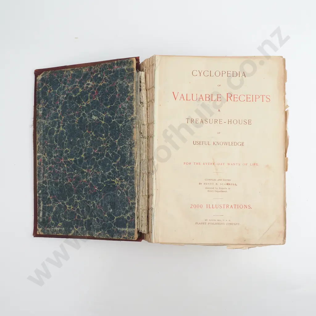 Henry B. Scammel - 'Cyclopedia of Valuable Receipts' Image 1++