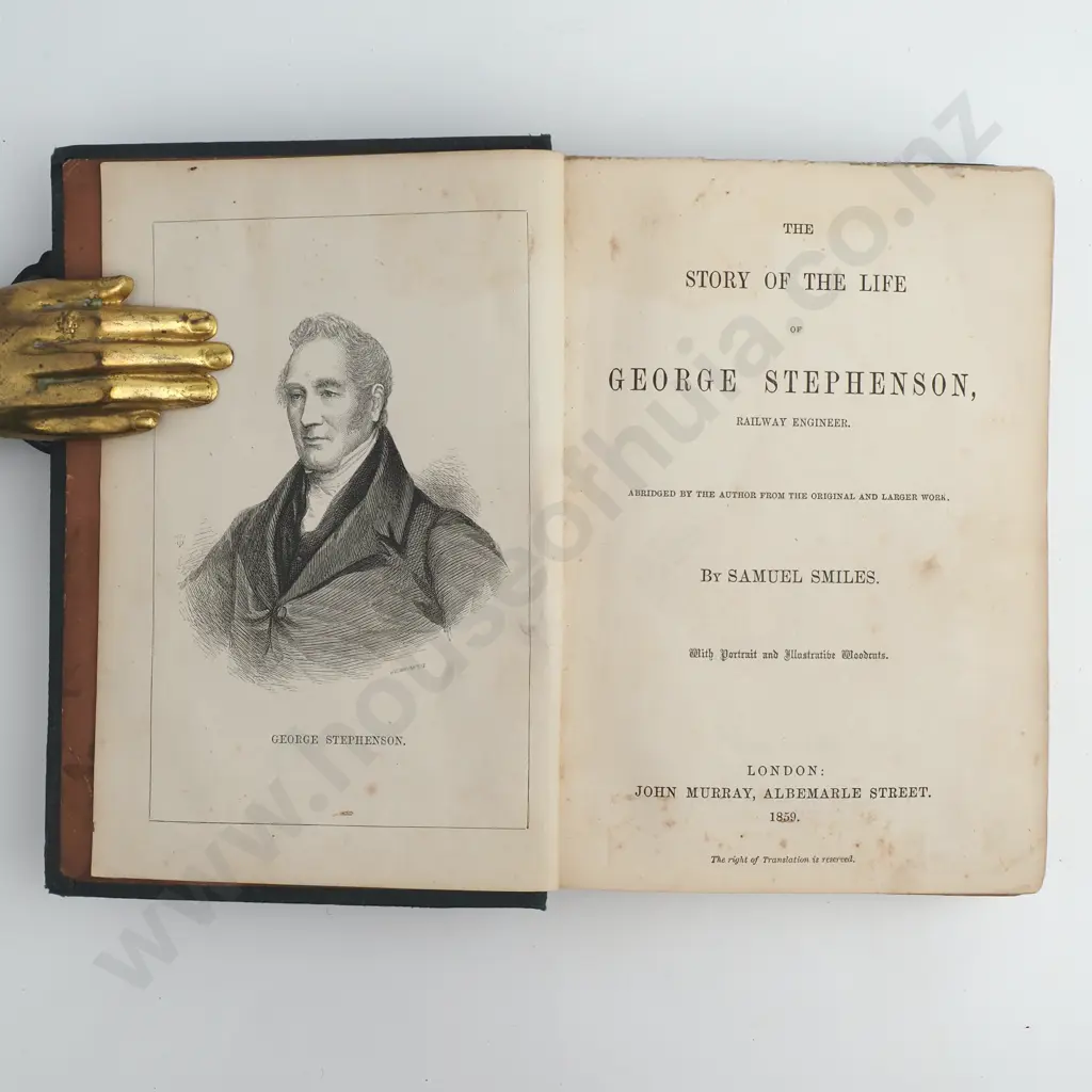 Samuel Smiles - 'The Story of the Life of George Stephenson, Railway Engineer' Image 1++