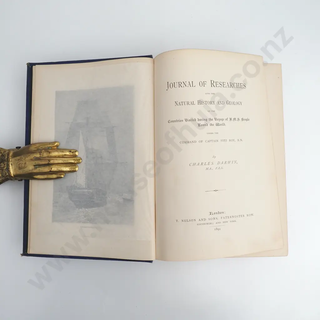 Charles Darwin - 'Journal of a Voyage Round the World' Image 1++