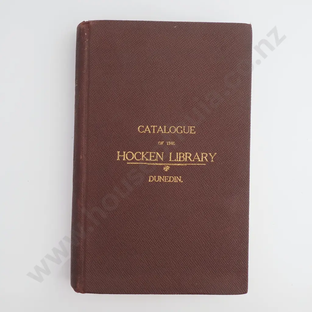 Catalogue of the Hocken Library Dunedin Image 1++