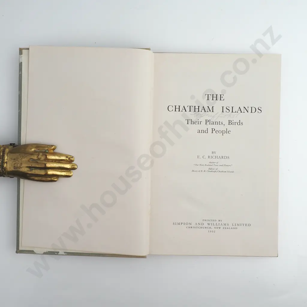 E.C Richards- The Chatham Islands,Their Plants, Birds, and People Image 1++