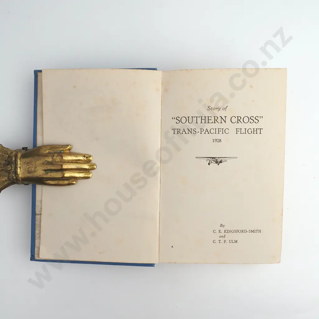 Kingsford-Smith, C. E. and C. T. P. Ulm; "Southern Cross" Trans-Pacific Flight, 1928 Image 1++
