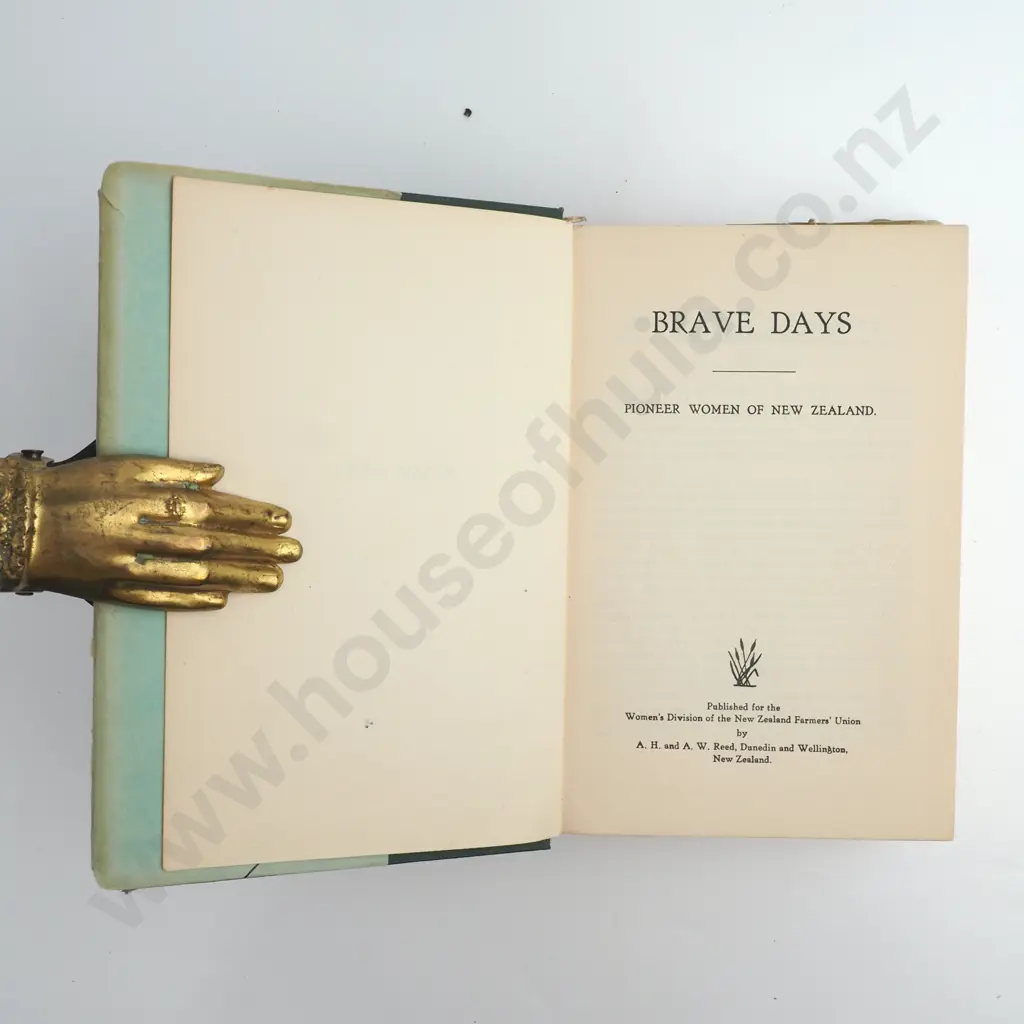 Brave Days. Pioneer Women of New Zealand Image 1++