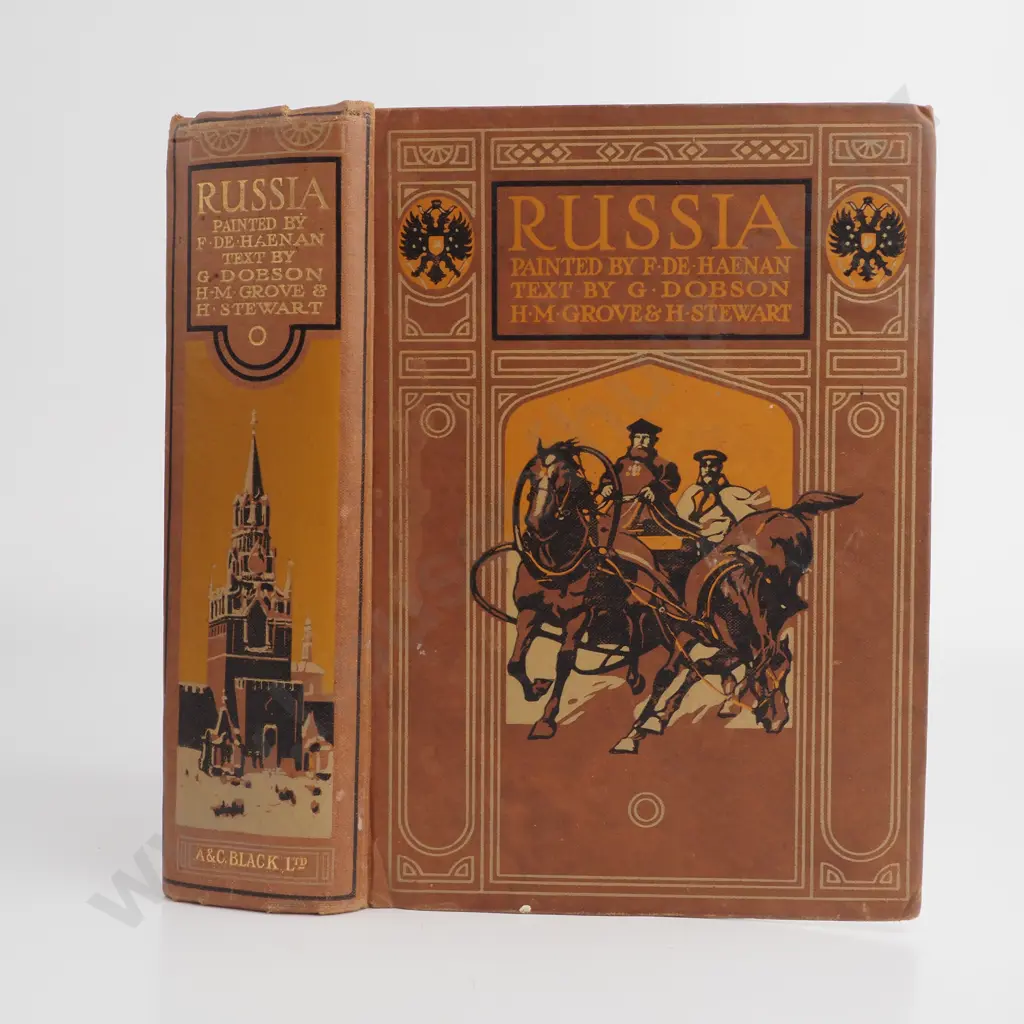 F. De. Haenan - 'Russia'  A. & C. Black London, First Edition (1913) Image 1++