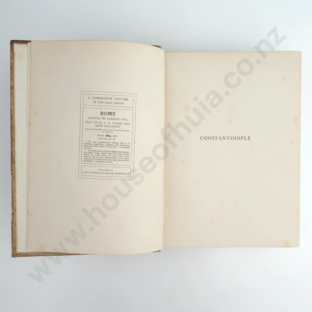 Warwick Goble - 'Constantinople' A. & C. Black London, First Edition (1906) Image 1++