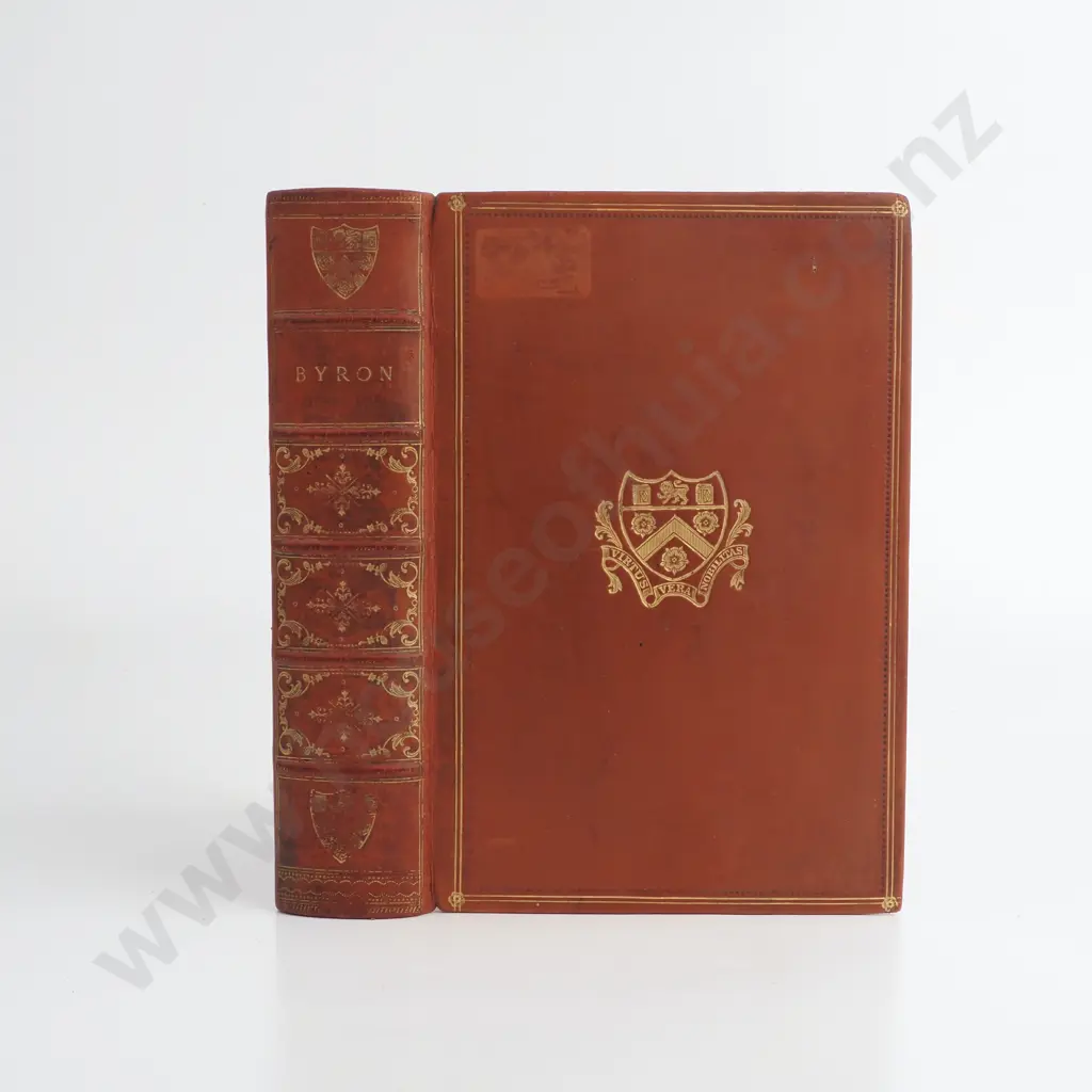 1910 Book - Byron - Very Nice Binding Image 1++