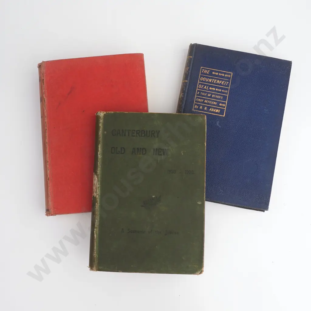 Collection of Three Books on Early New Zealand & Settler History Image 1++
