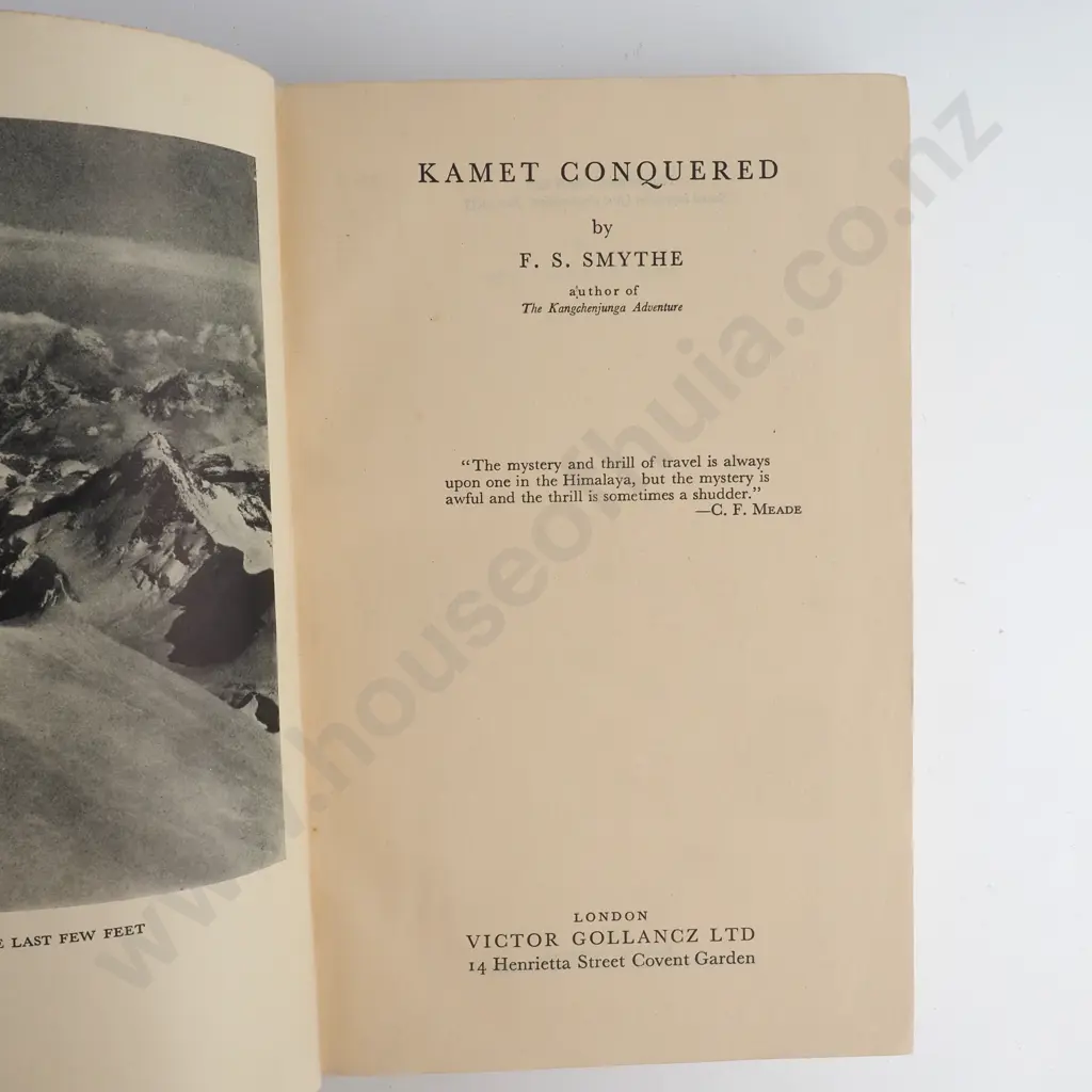 3 Mountaineering Books by F. S. Smythe Image 1++