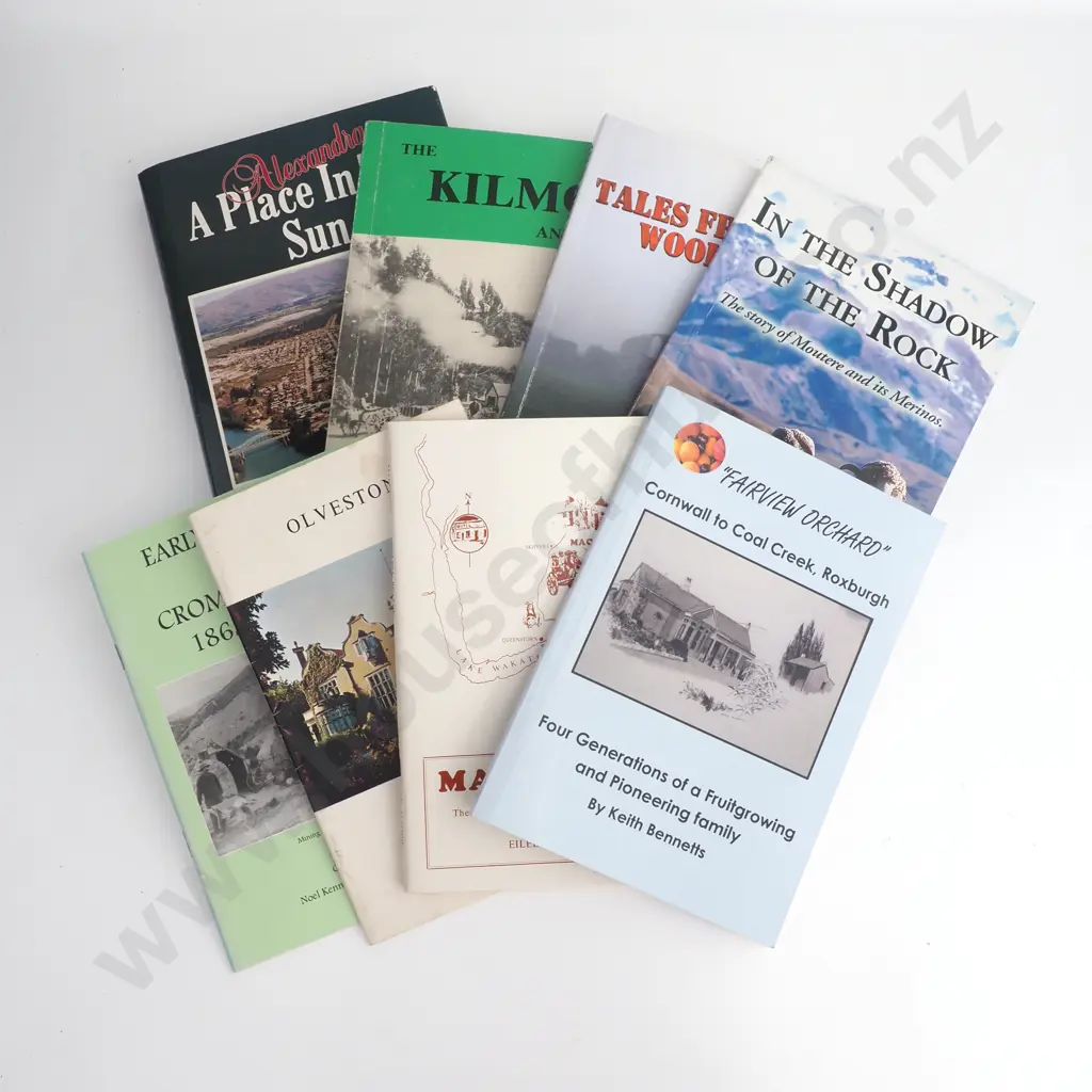 8 Books on Dunedin and Central Otago Image 1++