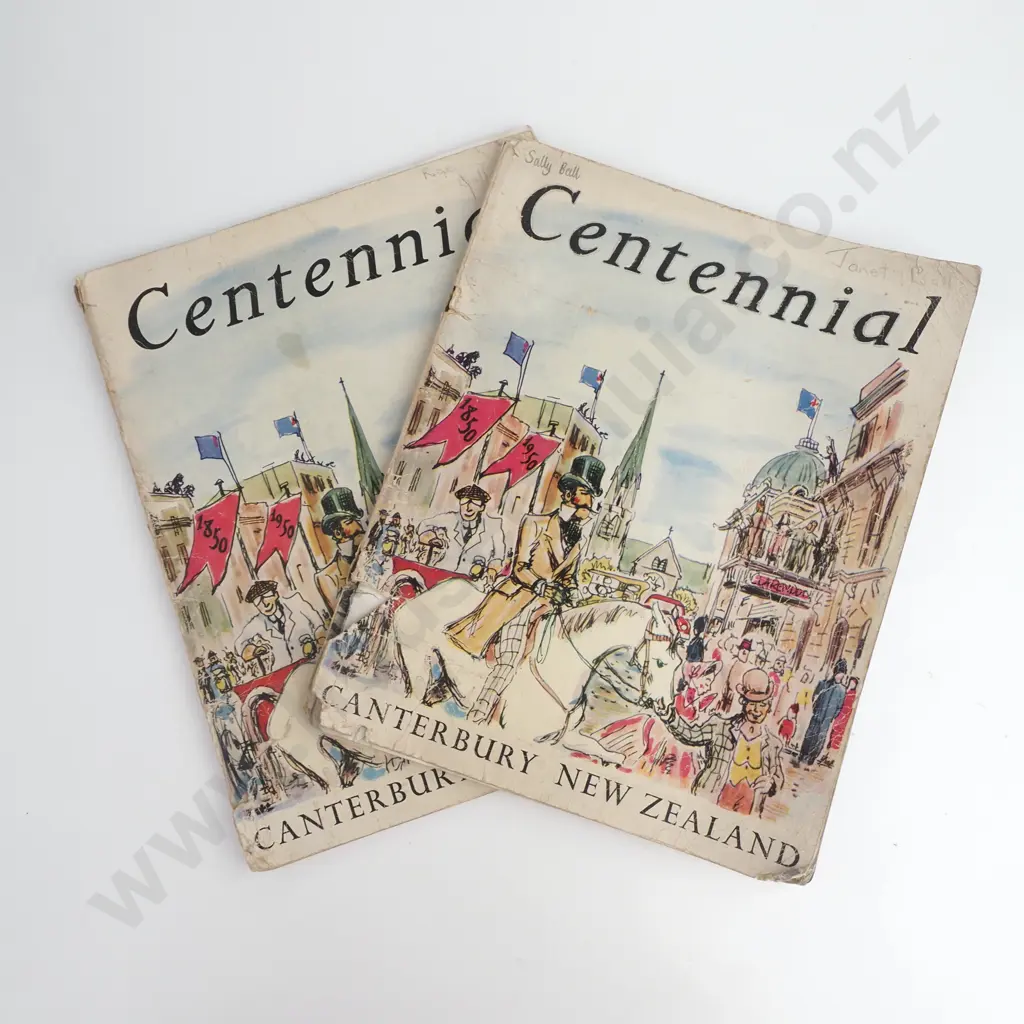 Centennial 1950, Canterbury New Zealand (2 copies) Image 1++