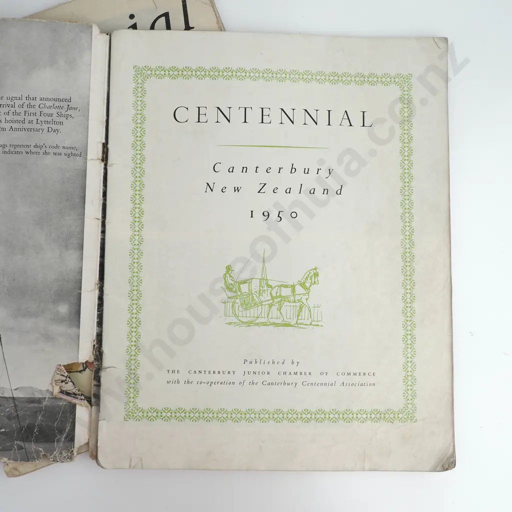 Centennial 1950, Canterbury New Zealand (2 copies) Image 1++
