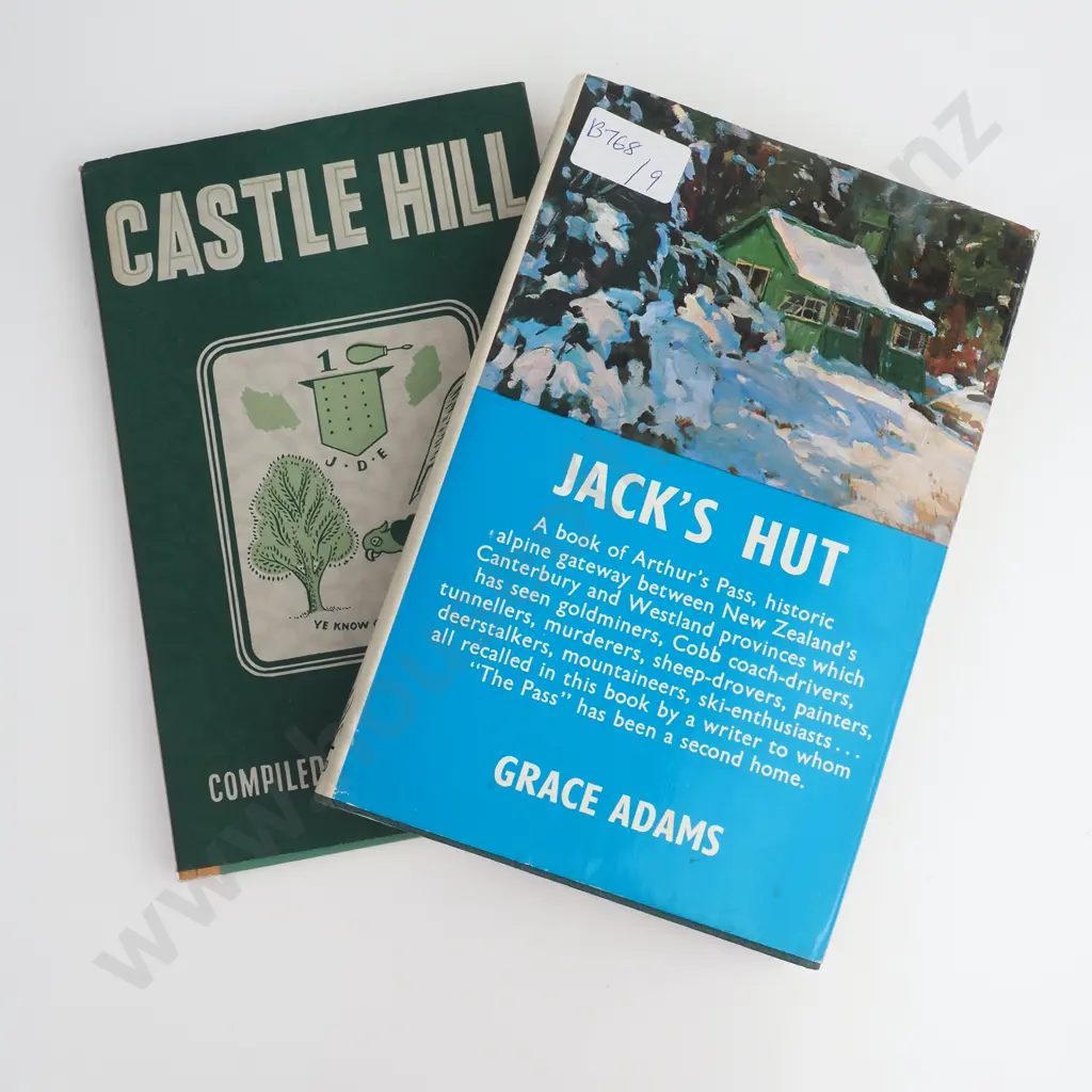 Two Books -Jacks Hut & Castle Hill Image 1++