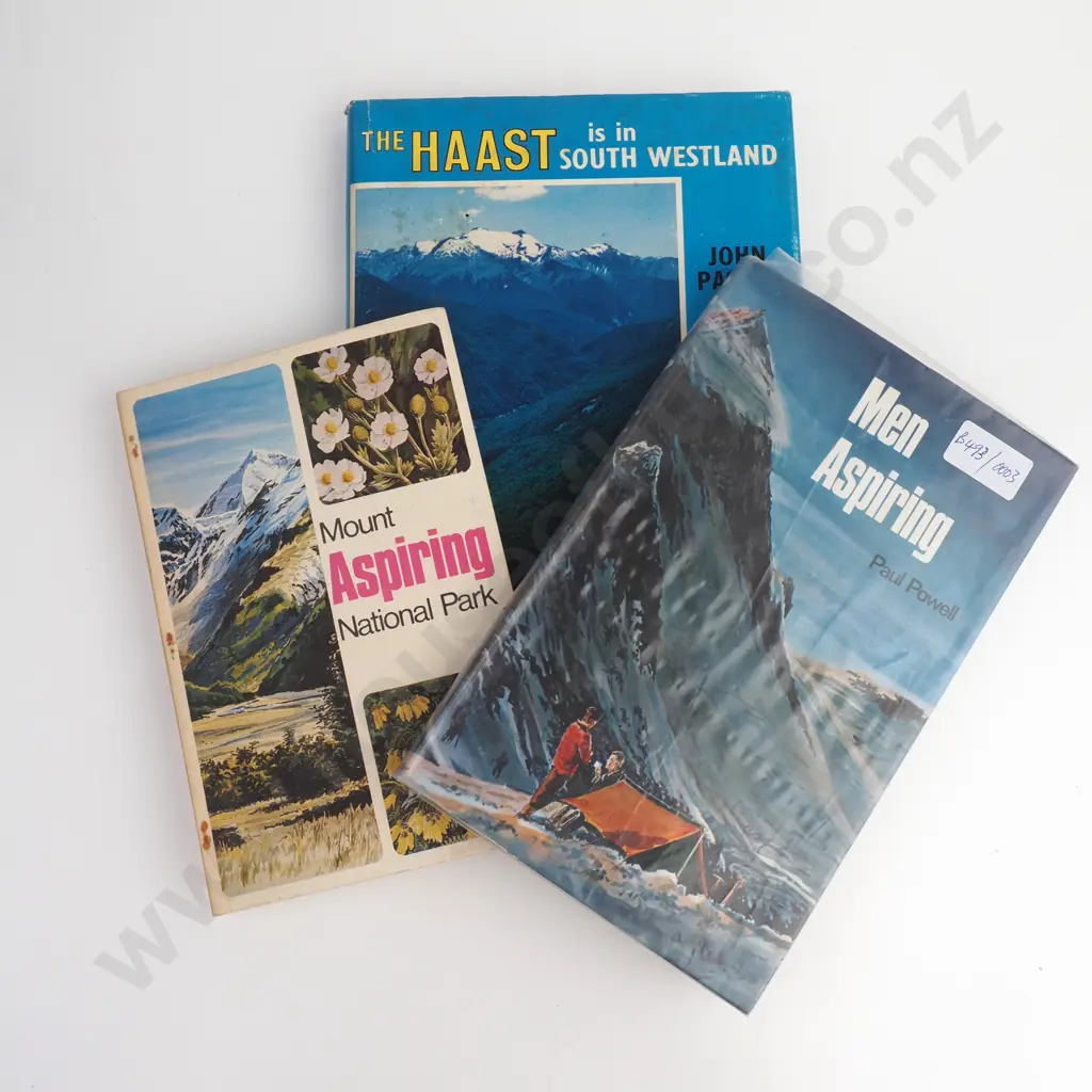 3 Mountaineering Books on Aspiring & South Westland Image 1++