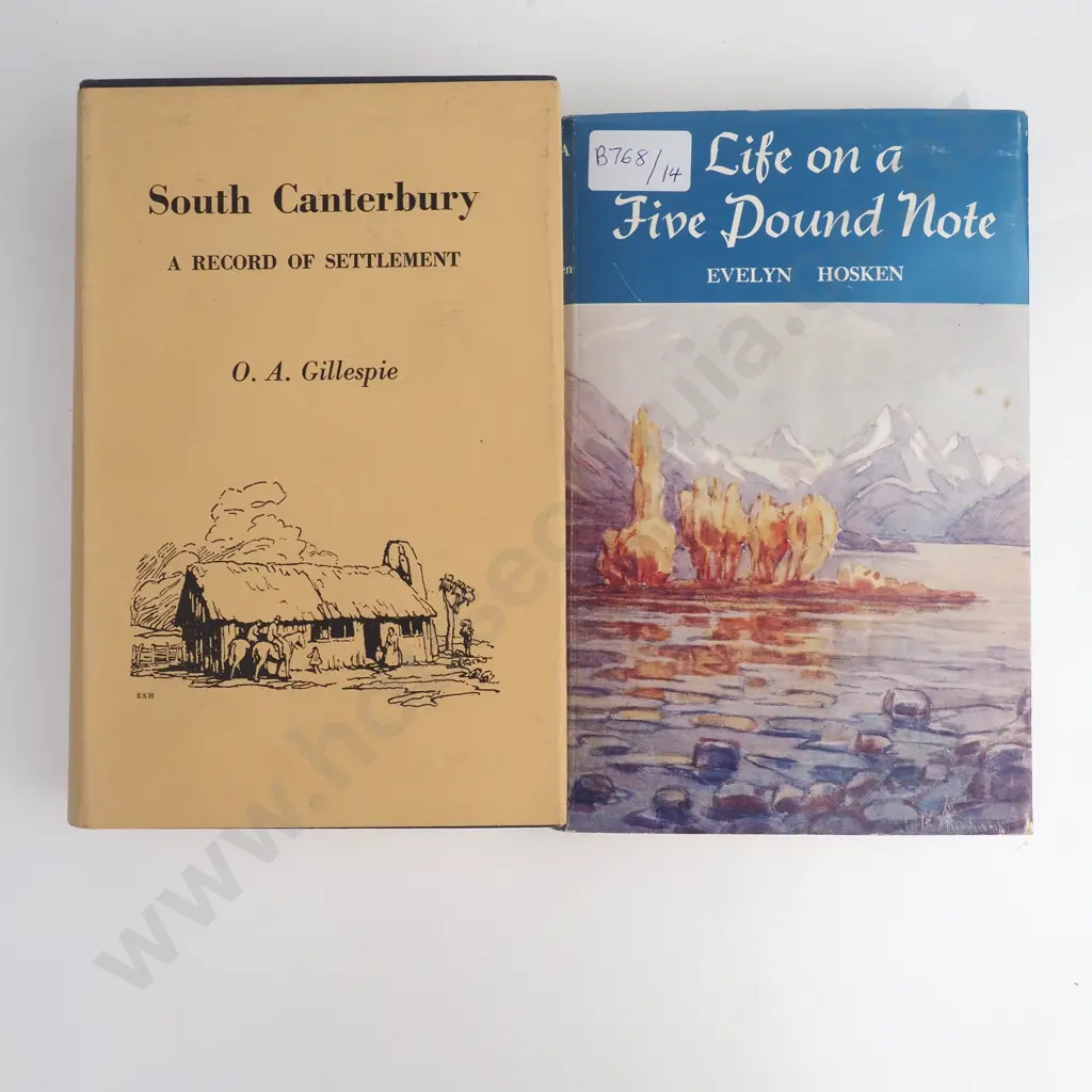 Two Books - Live on Five Pound Note & South Canterbury Image 1++