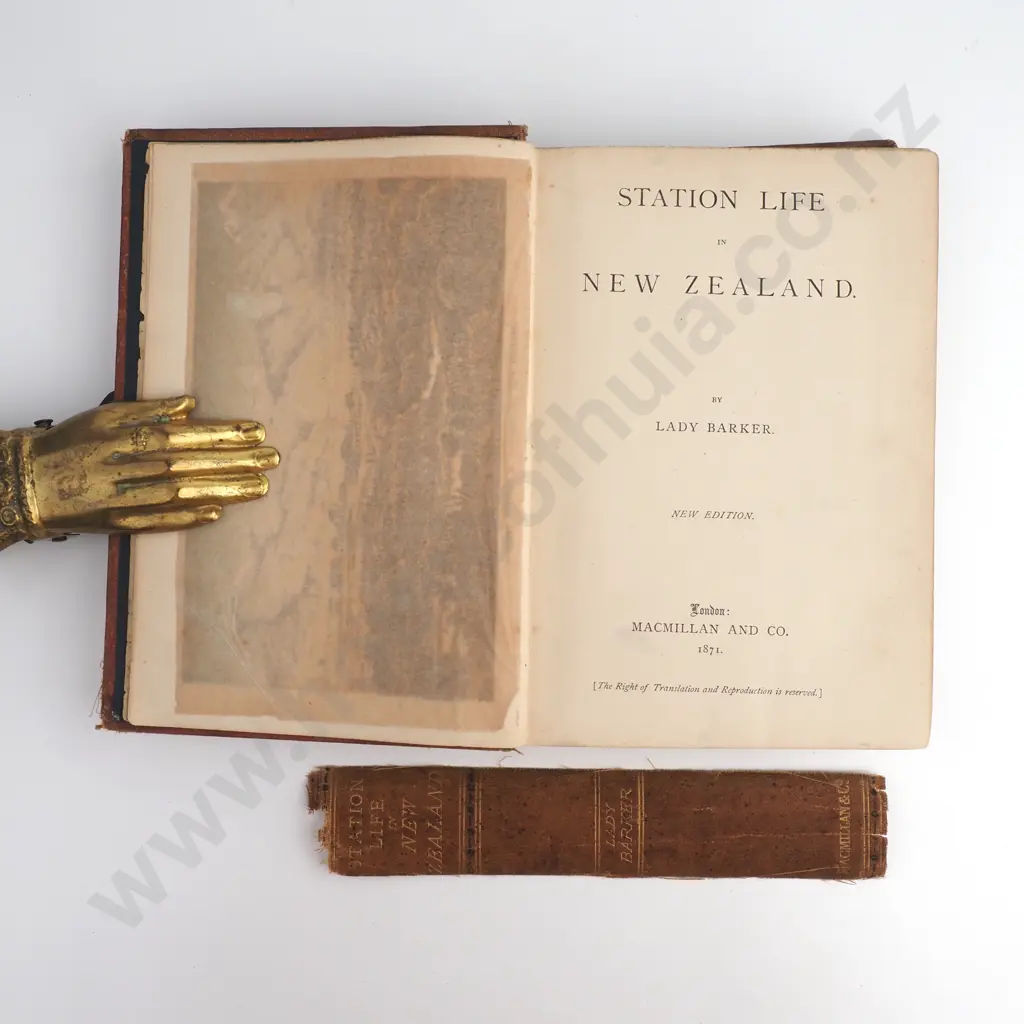 Lady Barker - 'Station Life in New Zealand' 1871 Image 1++