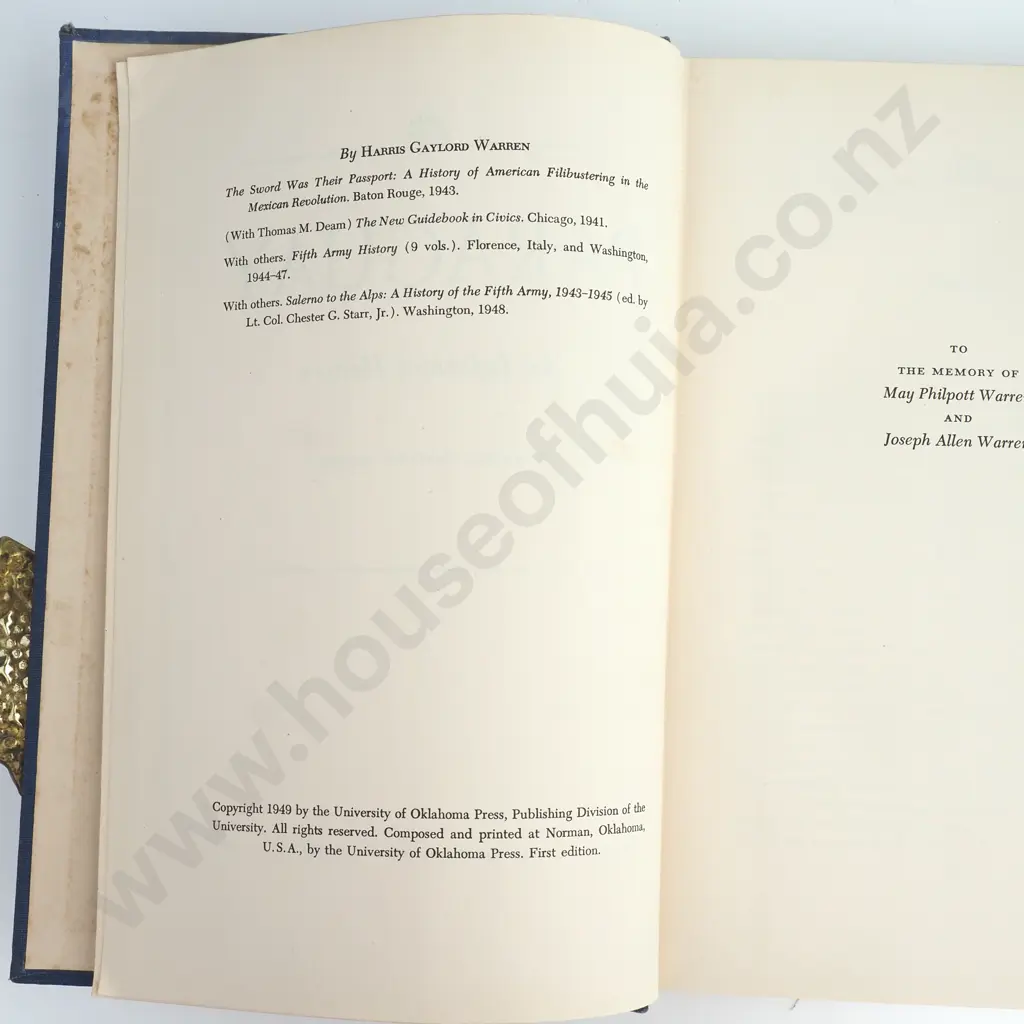 Warren, Harris Gaylord - Paraguay: An Informal History, University of Oklahoma Press, 1949 Image 1++