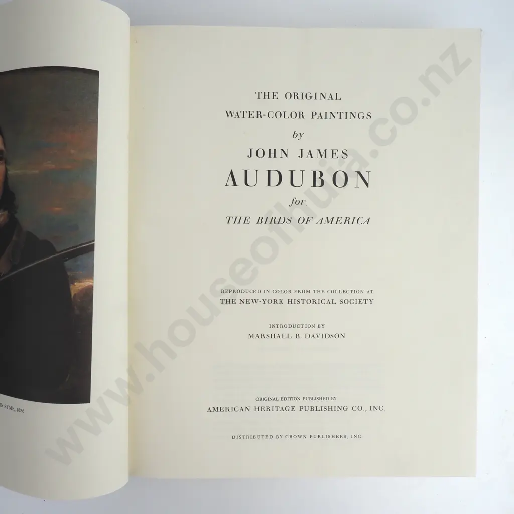 John James Audubon,  Water-color Paintings  for the Birds of America Vol 1 Image 1++