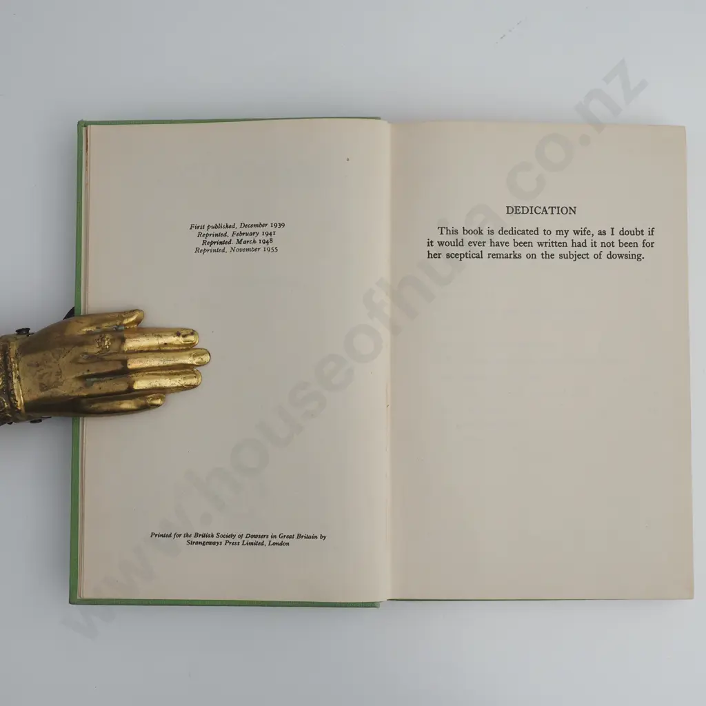 W.H.Trinder - Dowsing, Reprint 1955 Image 1++
