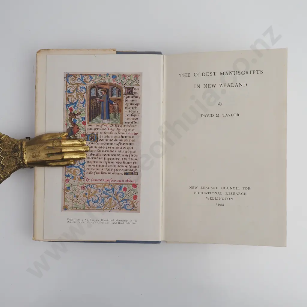 David M.Taylor - 'The Oldest Manuscripts in New Zealand'. Image 1++