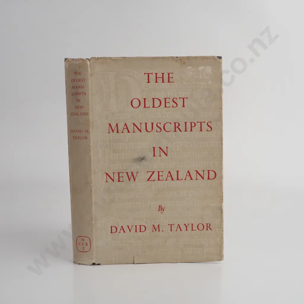David M.Taylor - 'The Oldest Manuscripts in New Zealand'. Image 1++