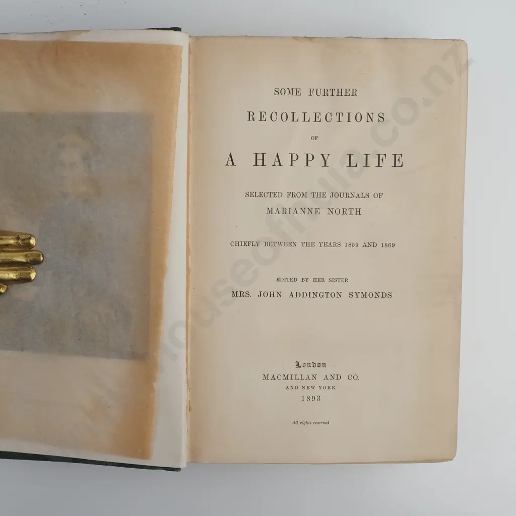 'Some Further Recollections of A Happy Life'. Image 1++