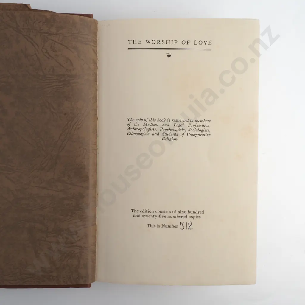 Longworth, T. Clifton; The Worship of Love Image 1++
