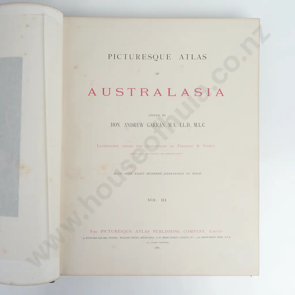 Picturesque Atlas of Australasia Volume III; Edited By Andrew Garran, 1886 Image 1++