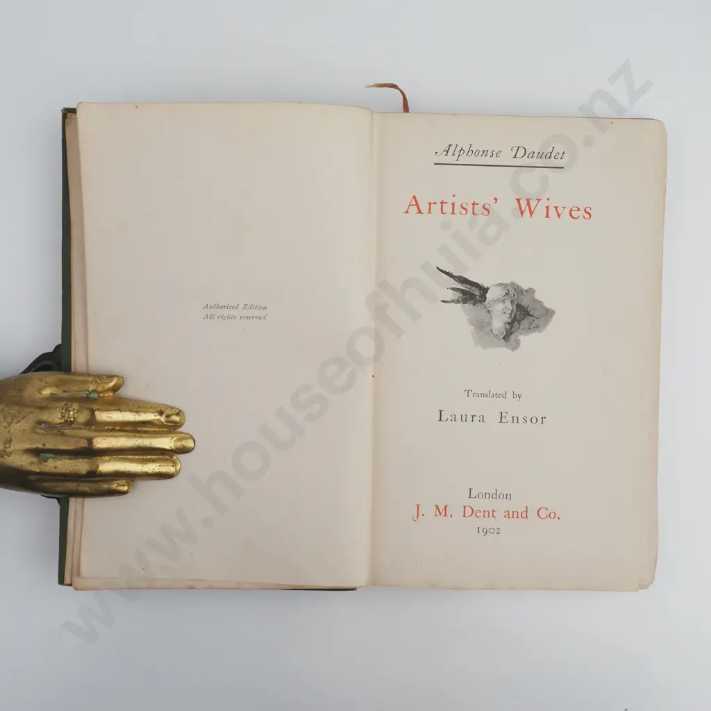 Daudet, Alphonse; Artists' Wives Image 1++