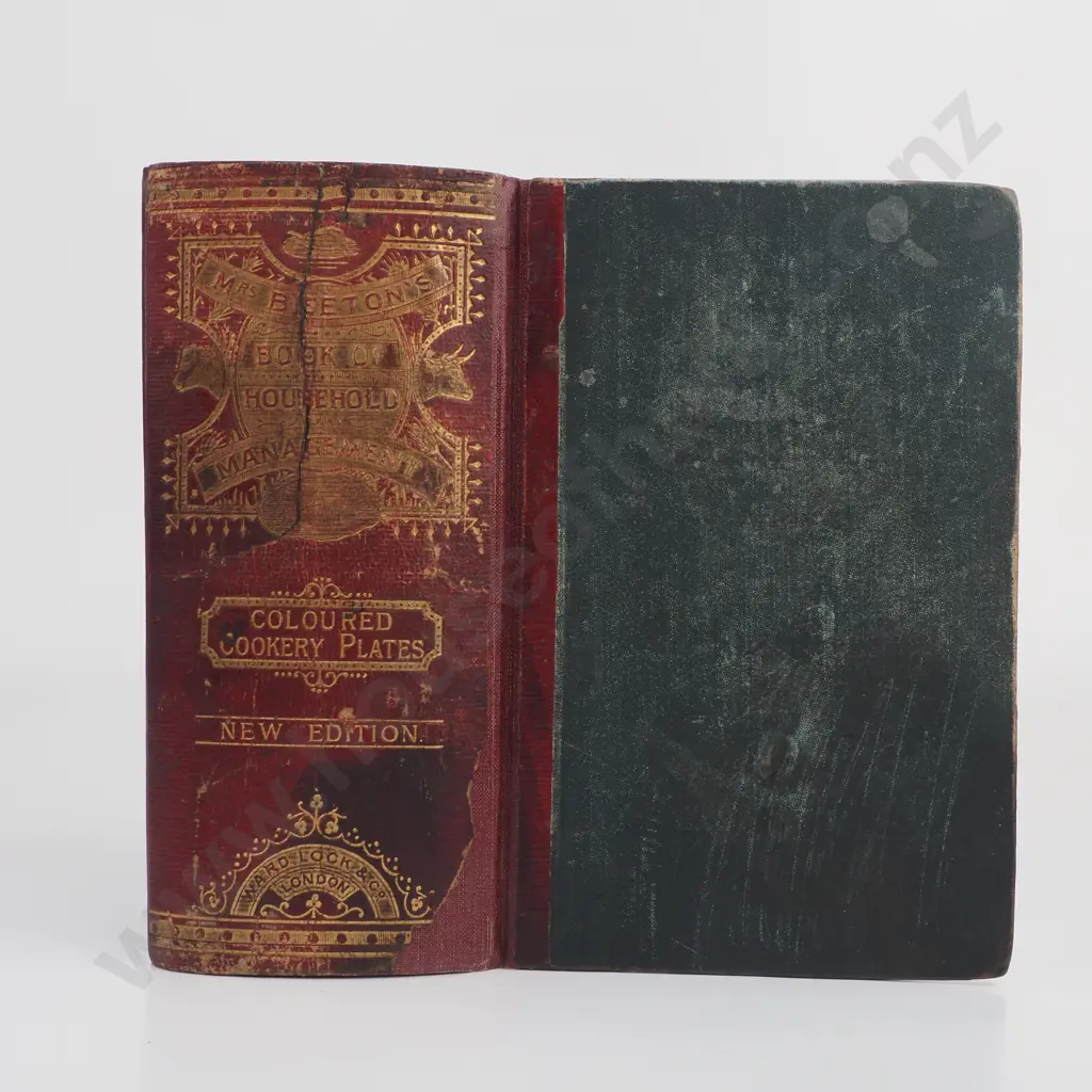 Isabella Beeton, Mrs Beeton's Book of Household Management, Published by Ward Lock & Co, London 1888 Image 1++