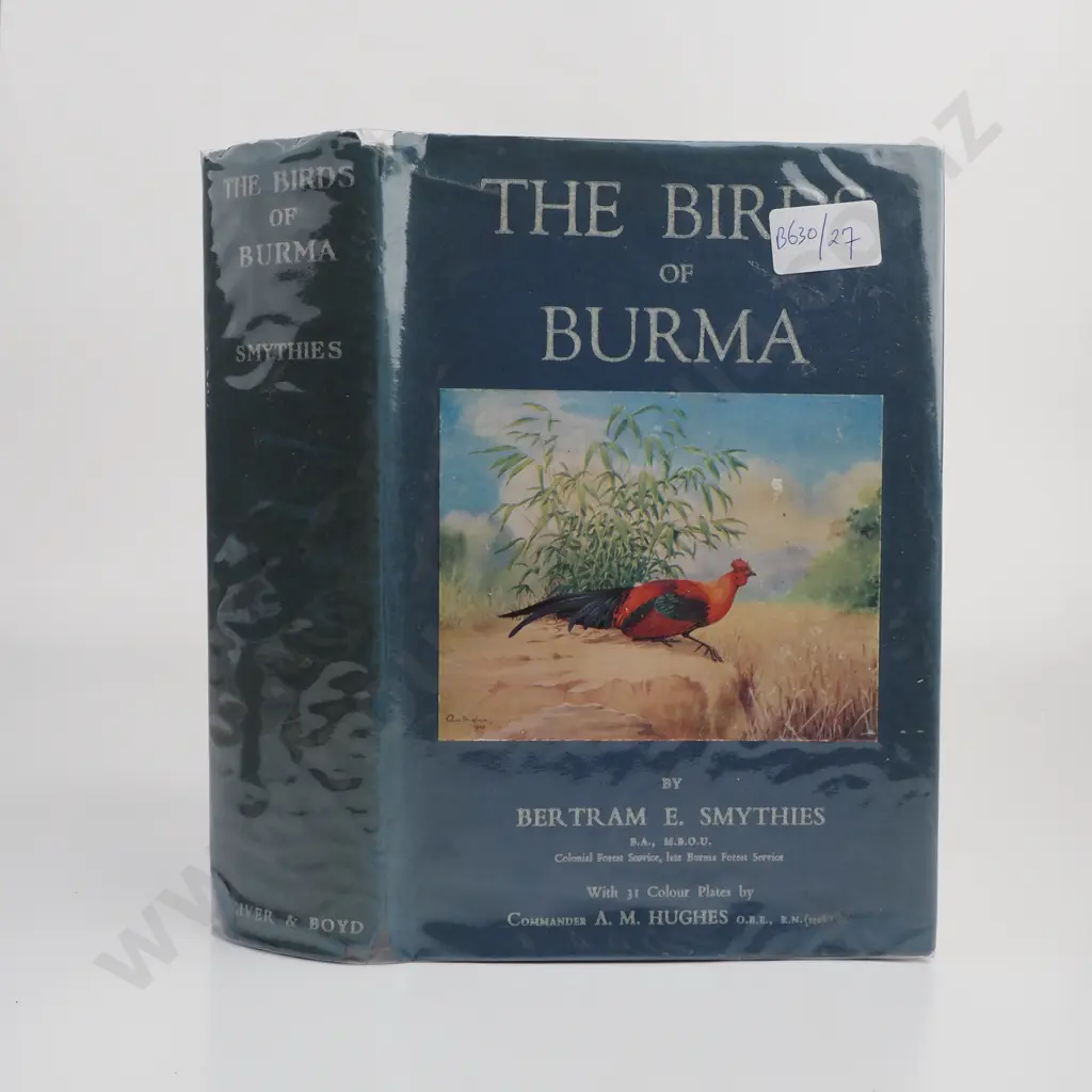 Smythies, Bertram E.; The Birds of Burma Image 1++