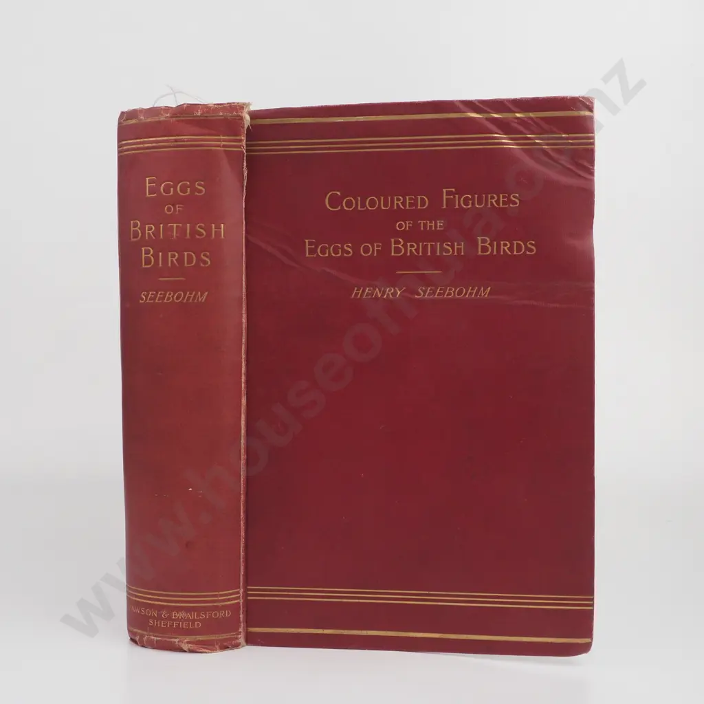 Henry Seebohm - 'Coloured Figures of the Eggs of British Birds' 1896 1st Edition Image 1++